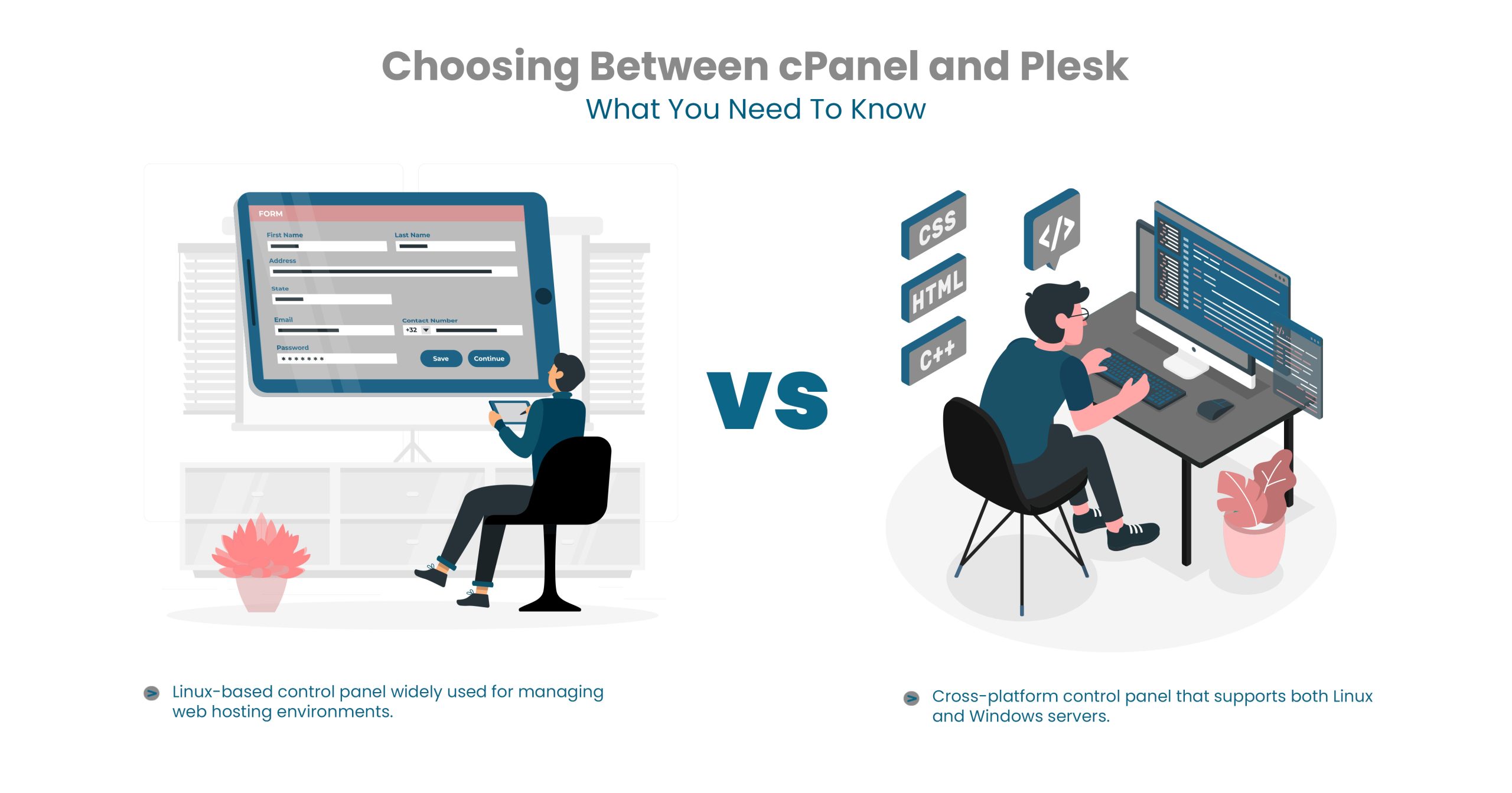 How to Choose Between cPanel and Plesk for Web Hosting Management
